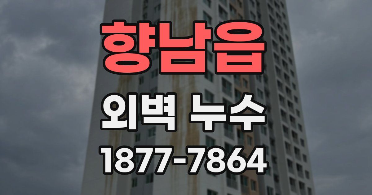 향남읍 외벽 누수