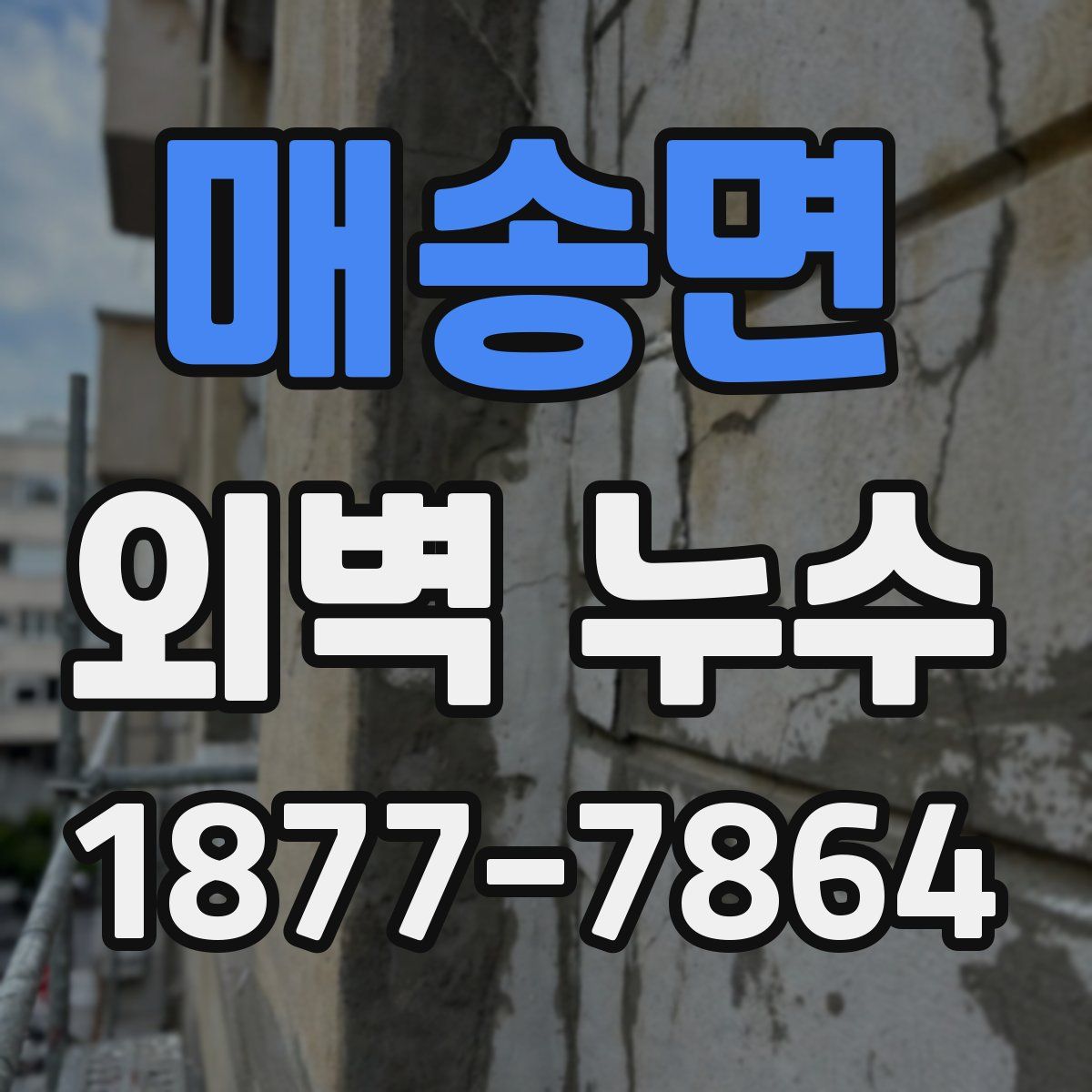 매송면 외벽 누수