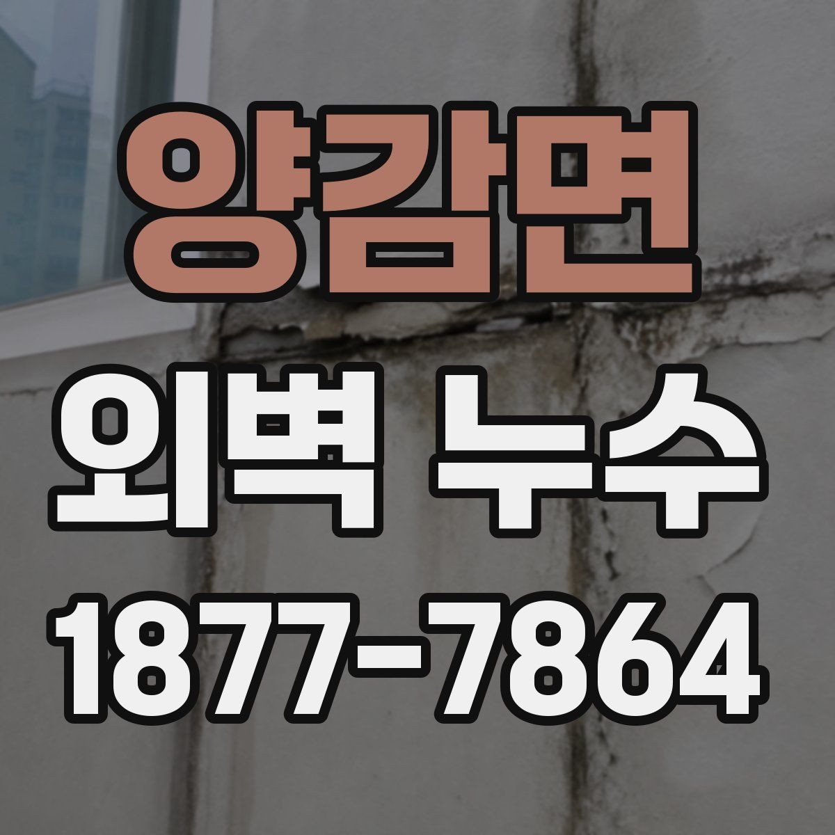 양감면 외벽 누수