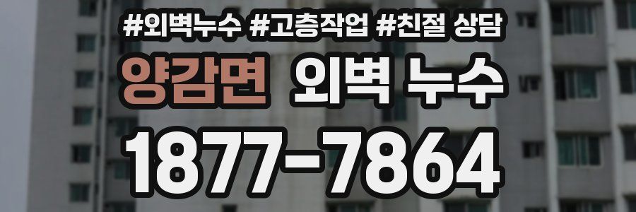 양감면 외벽 누수