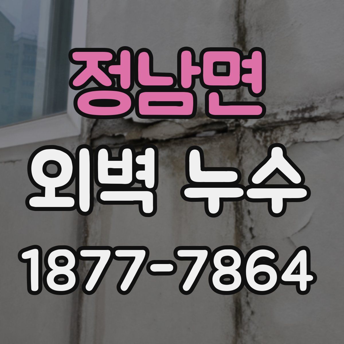 정남면 외벽 누수