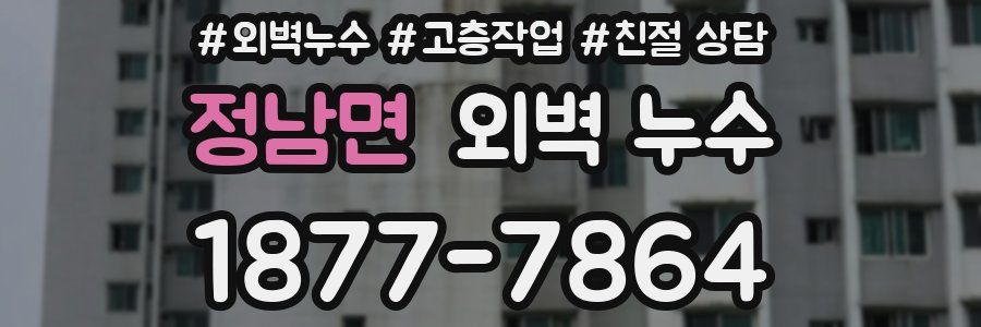 정남면 외벽 누수