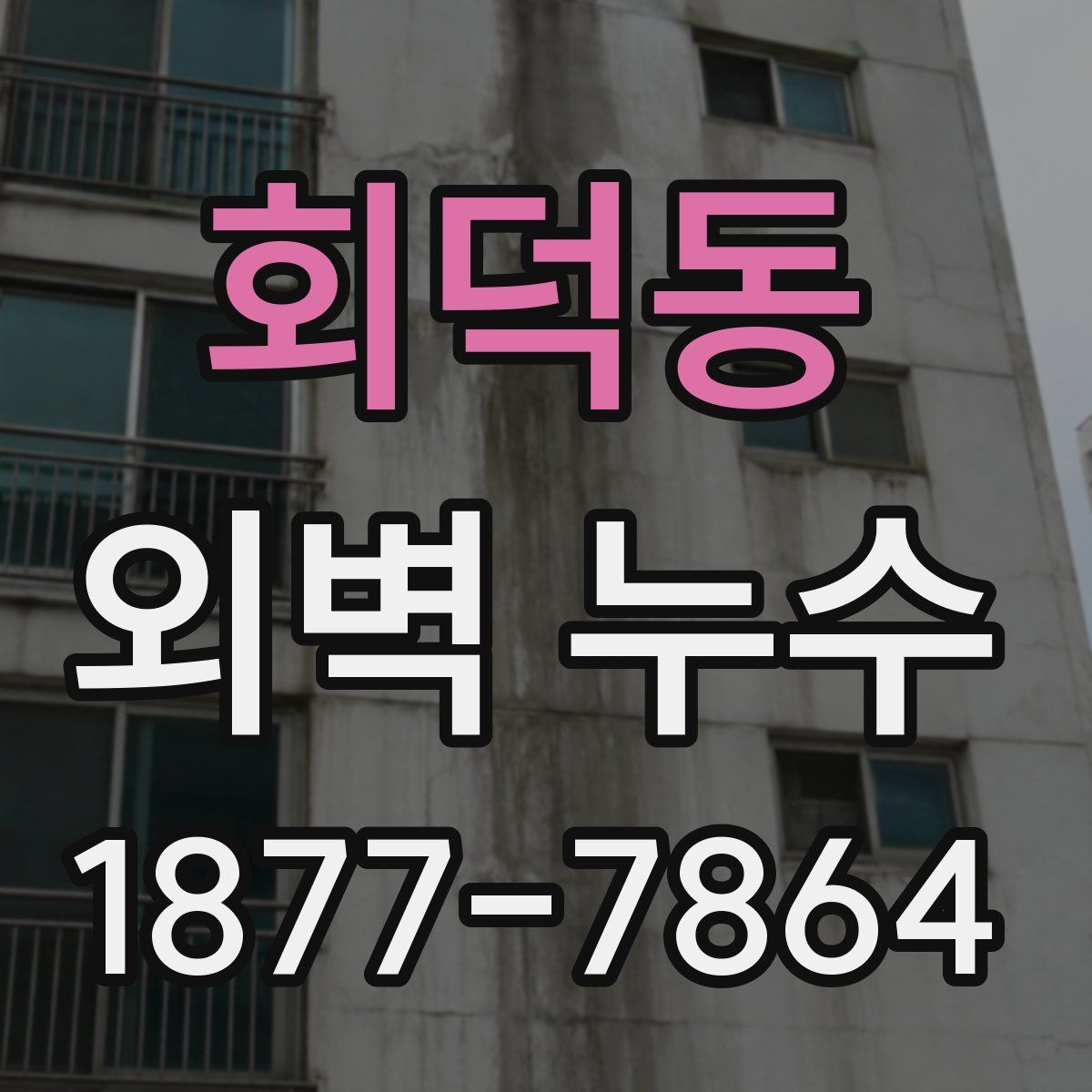 회덕동 외벽 누수