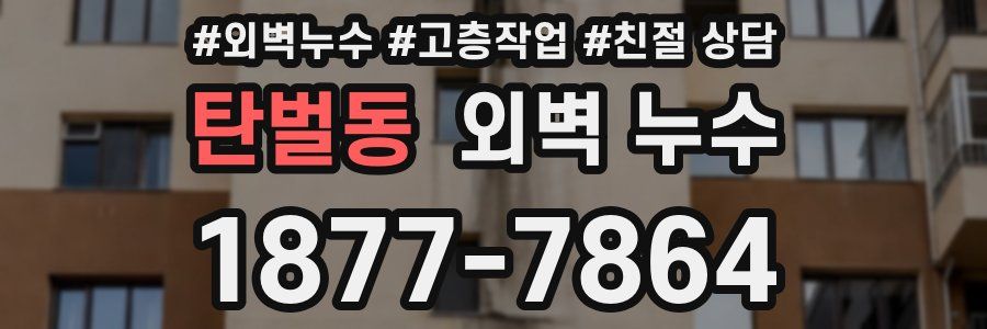 탄벌동 외벽 누수