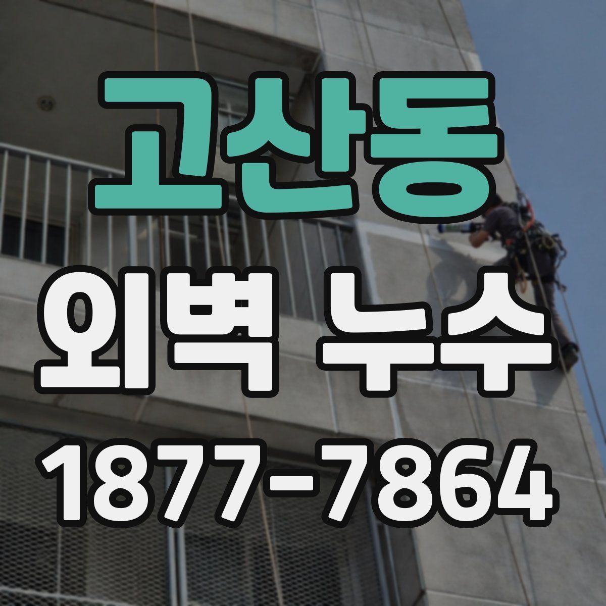 고산동 외벽 누수