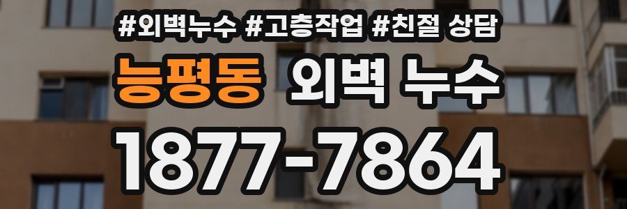 능평동 외벽 누수