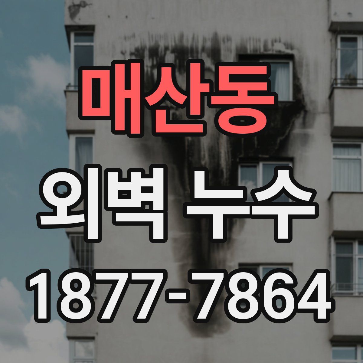 매산동 외벽 누수
