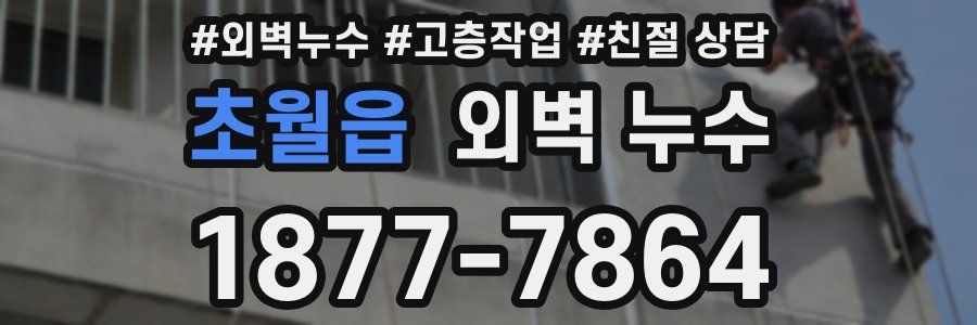 초월읍 외벽 누수