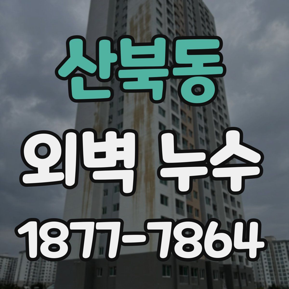 산북동 외벽 누수