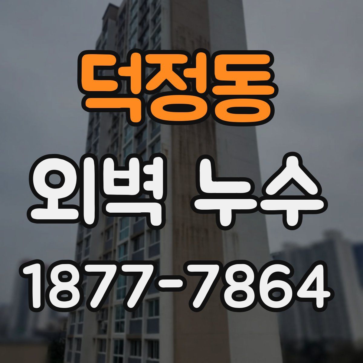 덕정동 외벽 누수