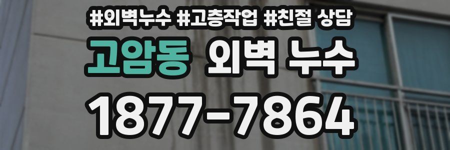고암동 외벽 누수
