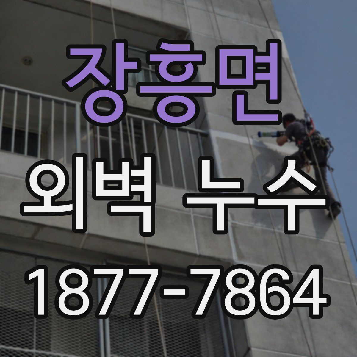 장흥면 외벽 누수