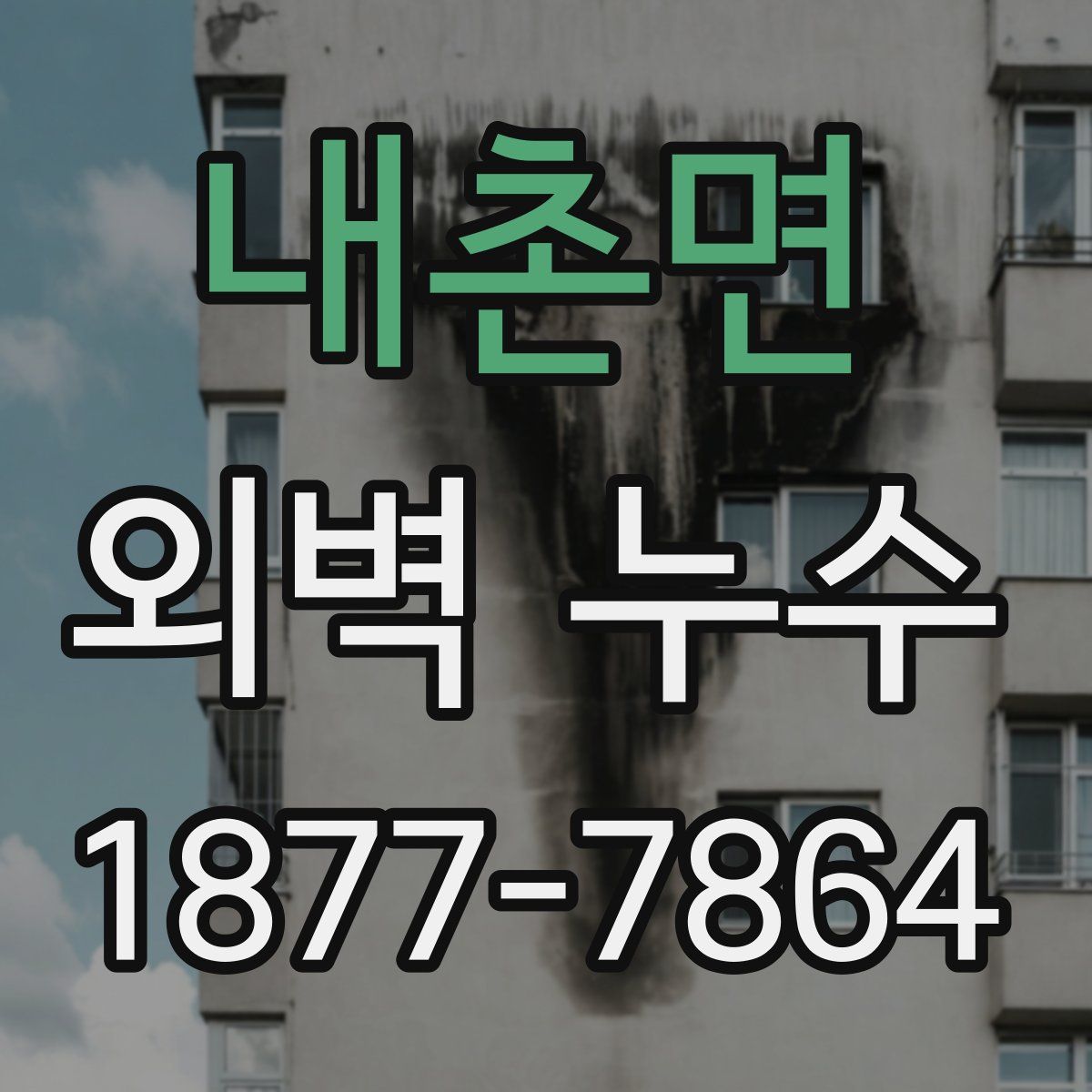 내촌면 외벽 누수