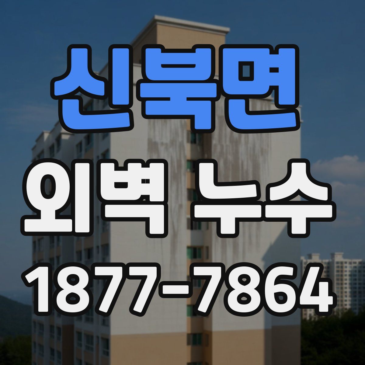 신북면 외벽 누수