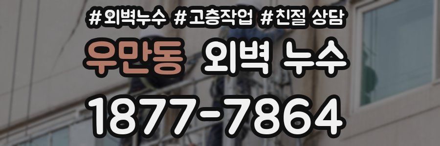 우만동 외벽 누수