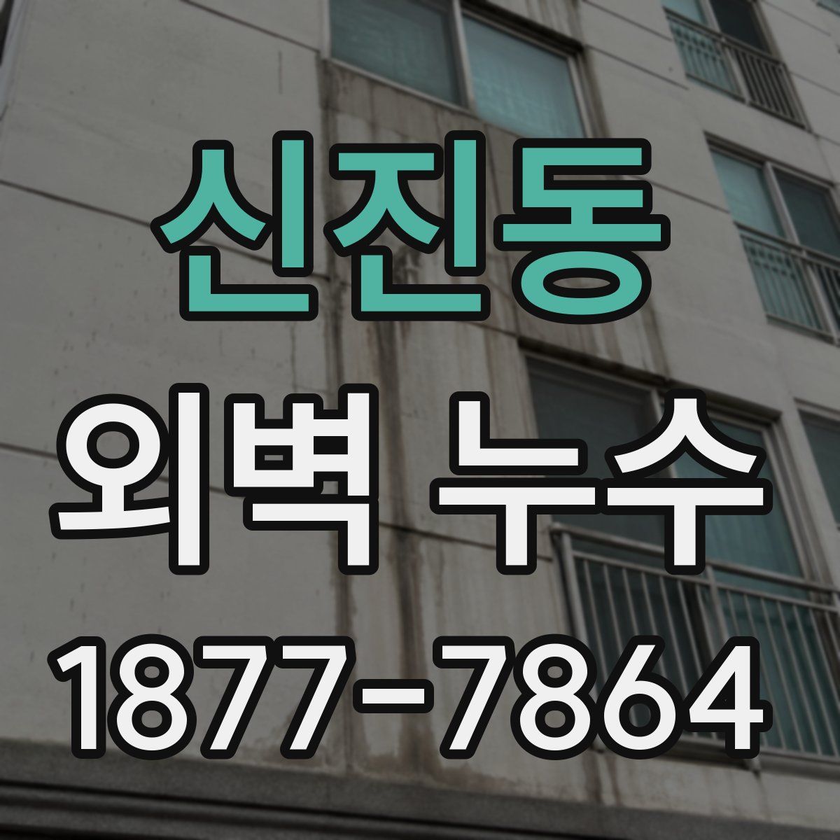 신진동 외벽 누수