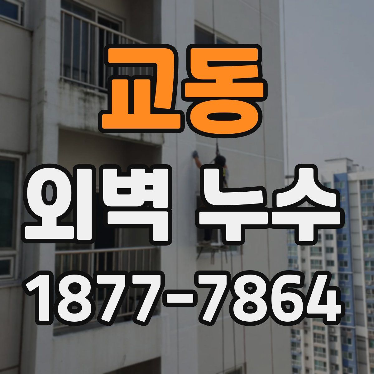 교동 외벽 누수