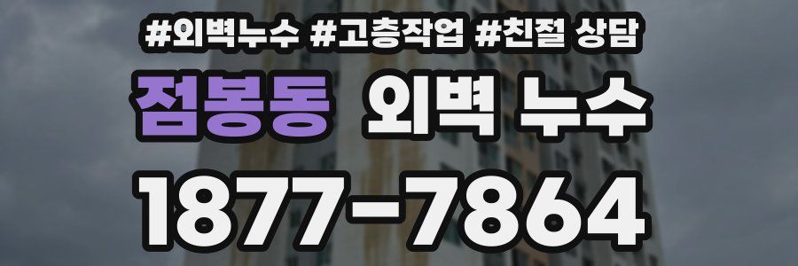 점봉동 외벽 누수