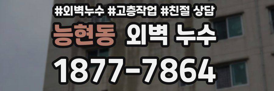 능현동 외벽 누수