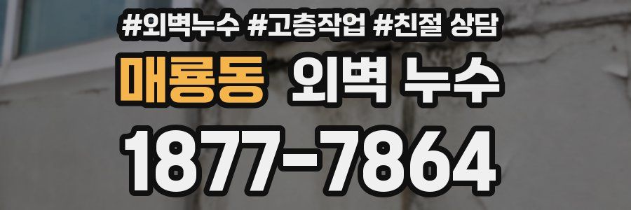 매룡동 외벽 누수