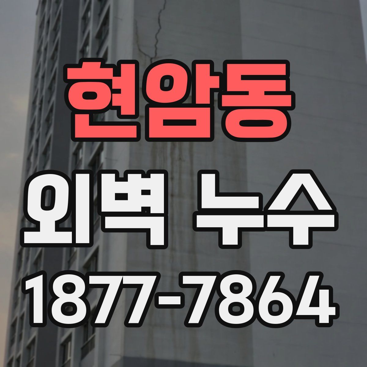 현암동 외벽 누수