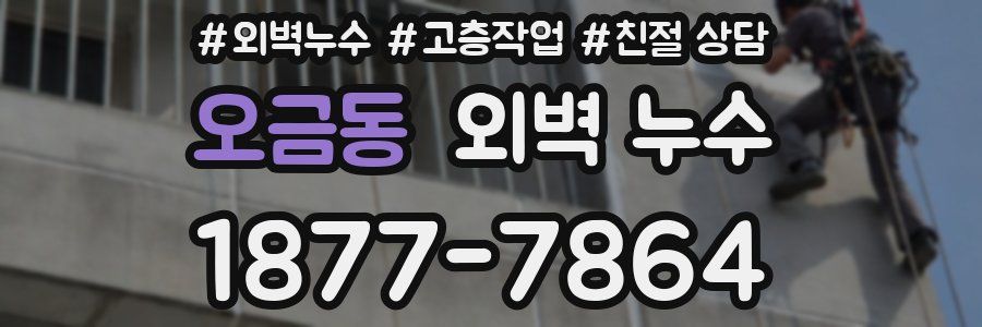 오금동 외벽 누수