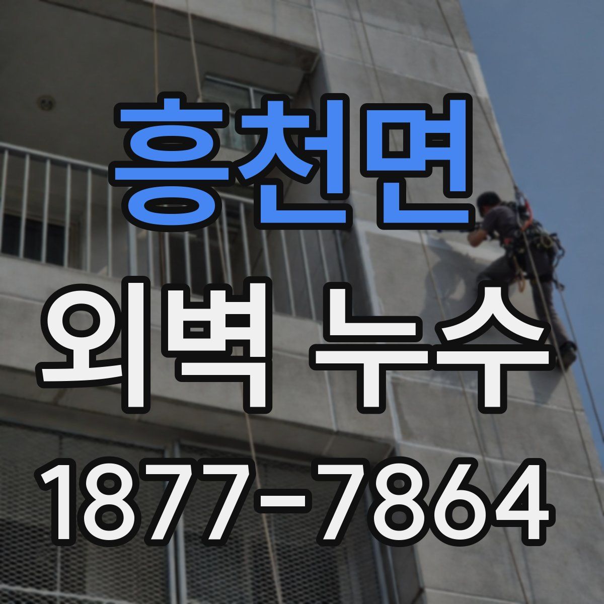흥천면 외벽 누수
