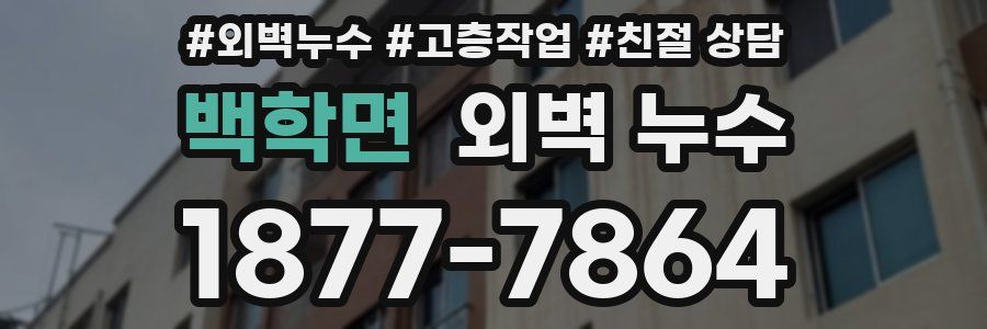 백학면 외벽 누수