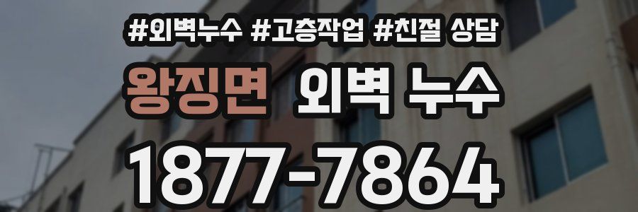 왕징면 외벽 누수