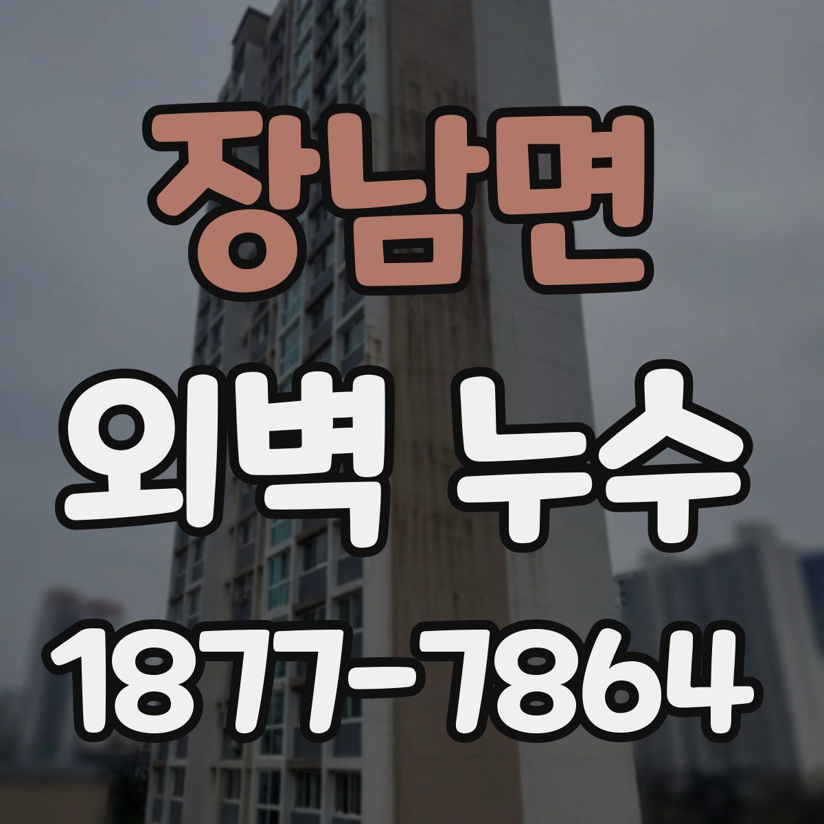 장남면 외벽 누수