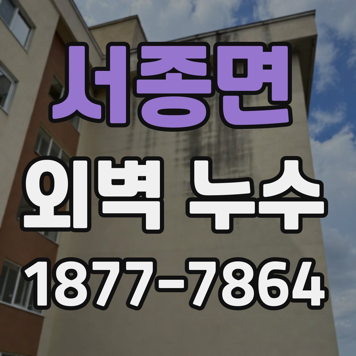 서종면 외벽 누수