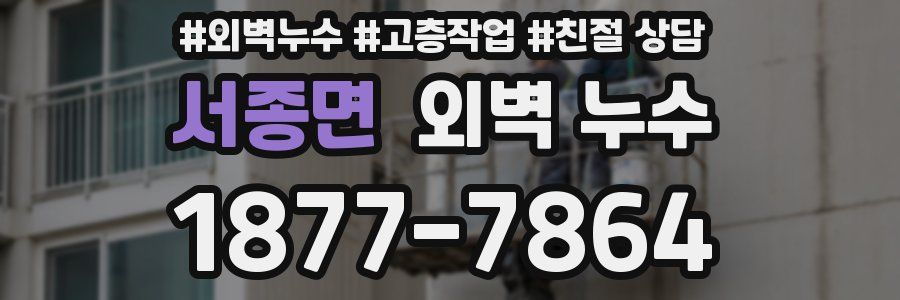 서종면 외벽 누수