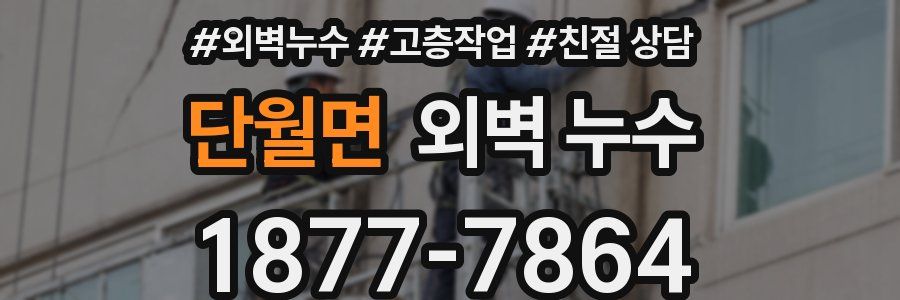단월면 외벽 누수