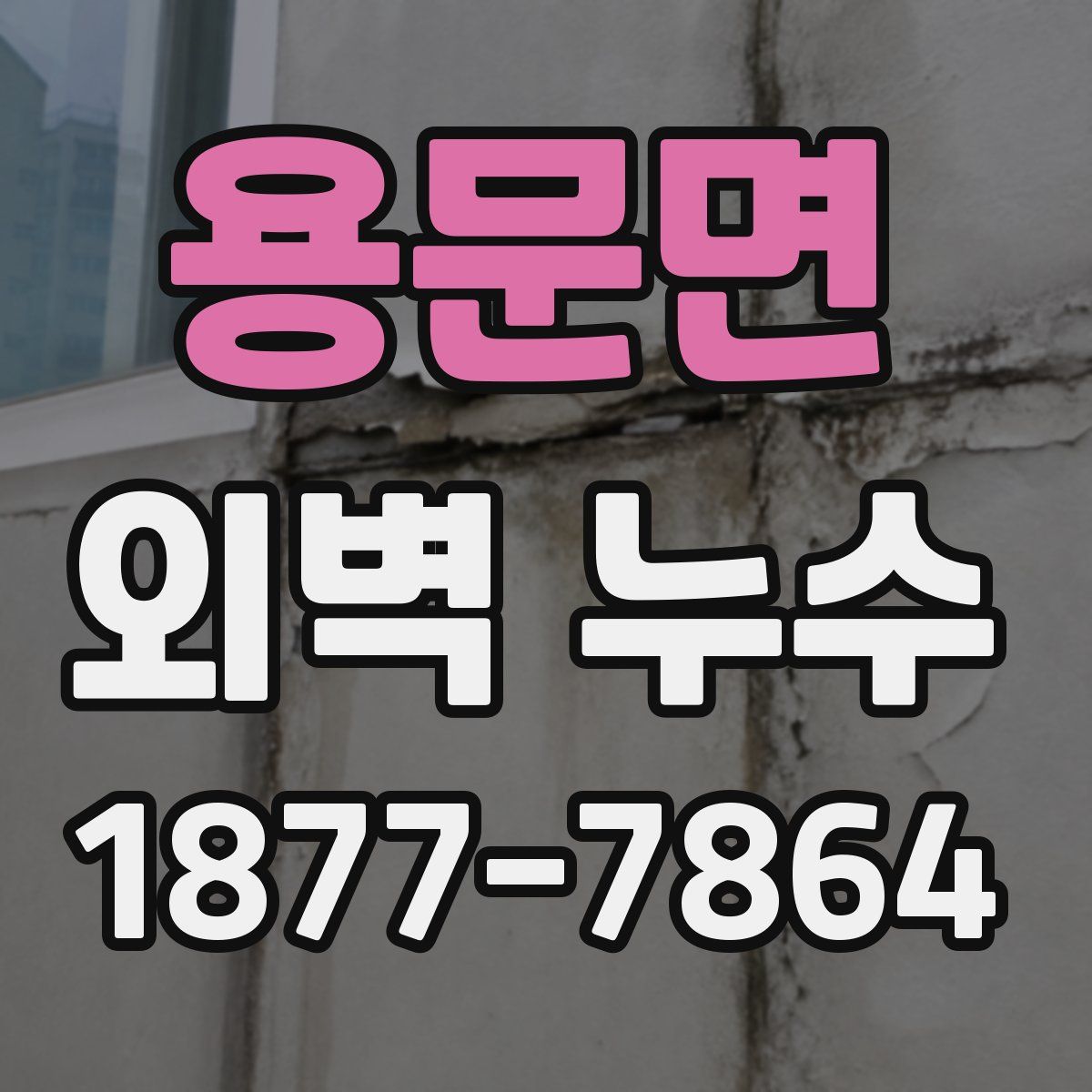 용문면 외벽 누수