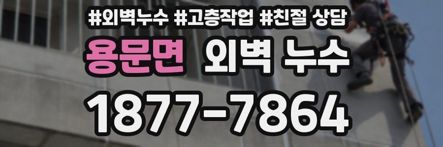 용문면 외벽 누수