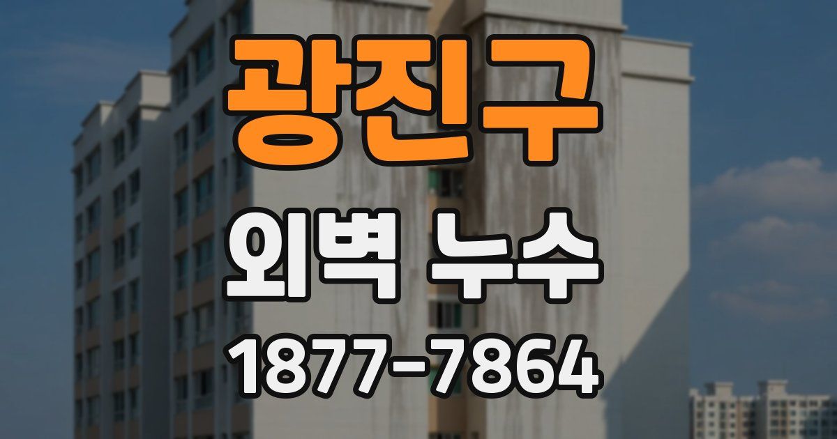 광진구 외벽 누수