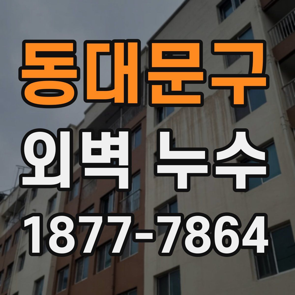 동대문구 외벽 누수