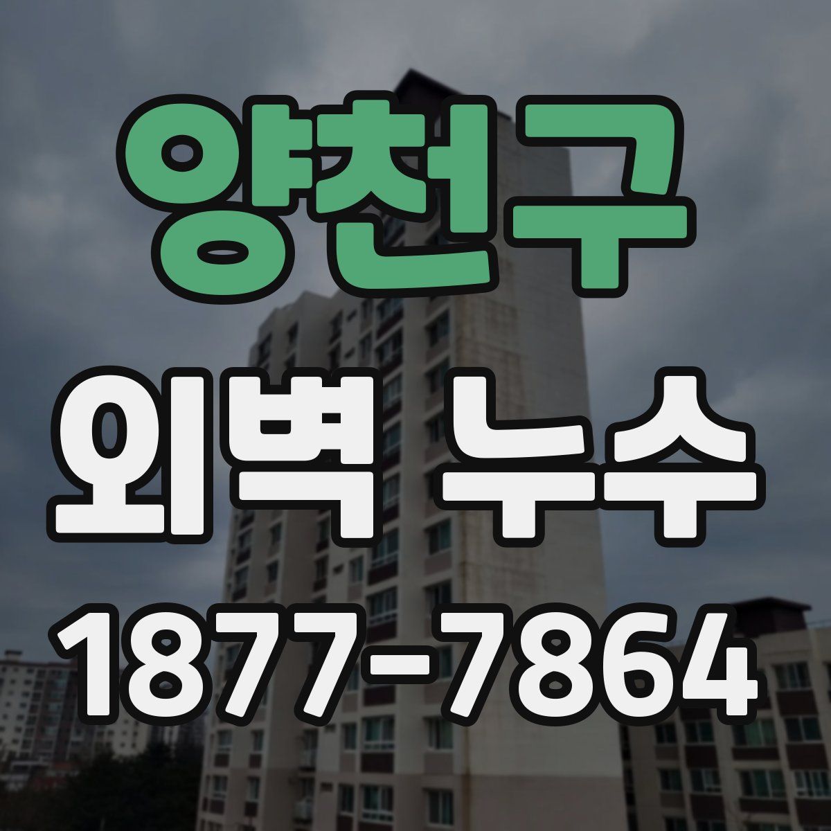 양천구 외벽 누수