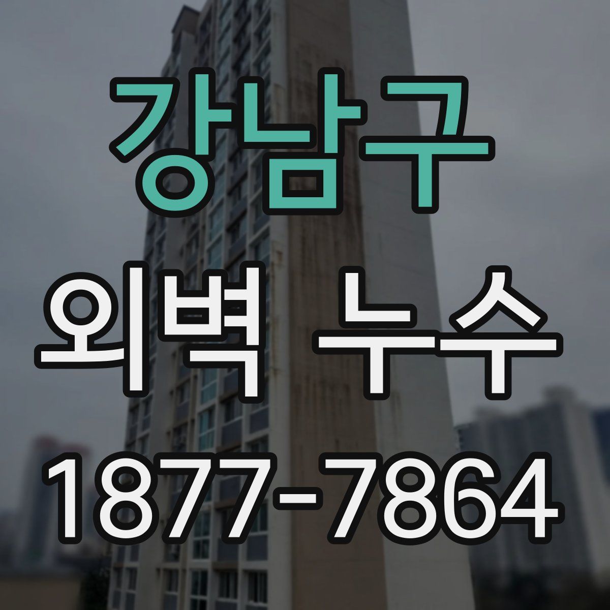 강남구 외벽 누수