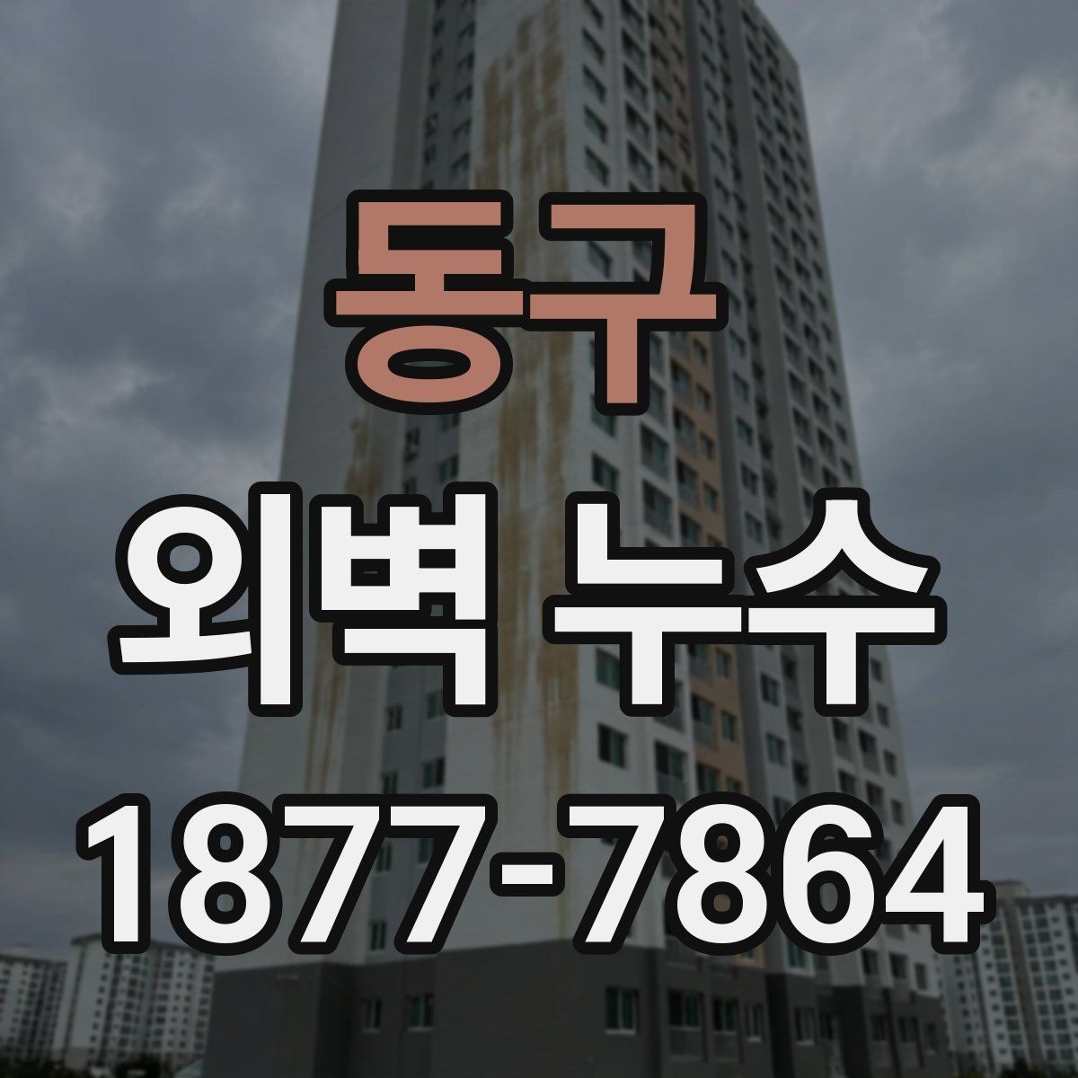 동구 외벽 누수 점검이 필요한 신호들