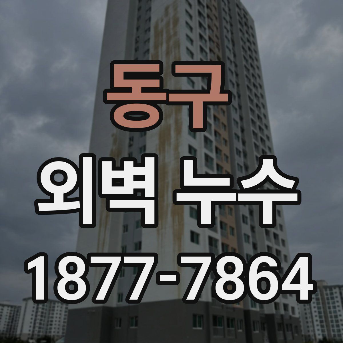 동구 외벽 누수