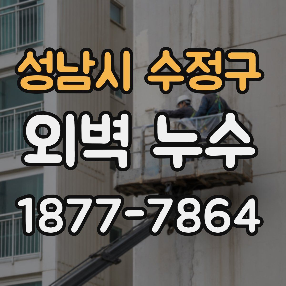 성남시 수정구 외벽 누수