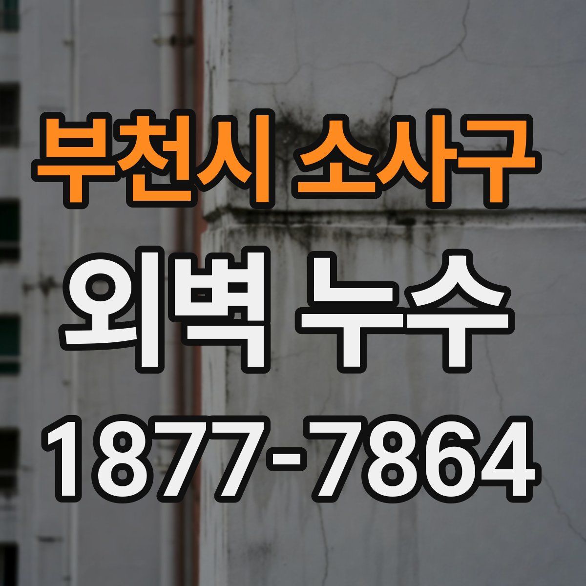 부천시 소사구 외벽 누수