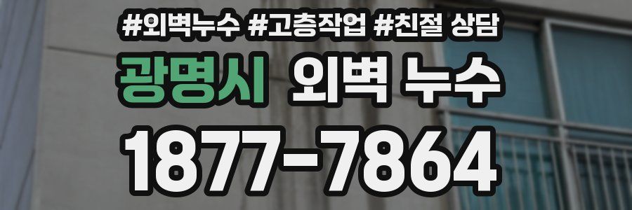 광명시 외벽 누수