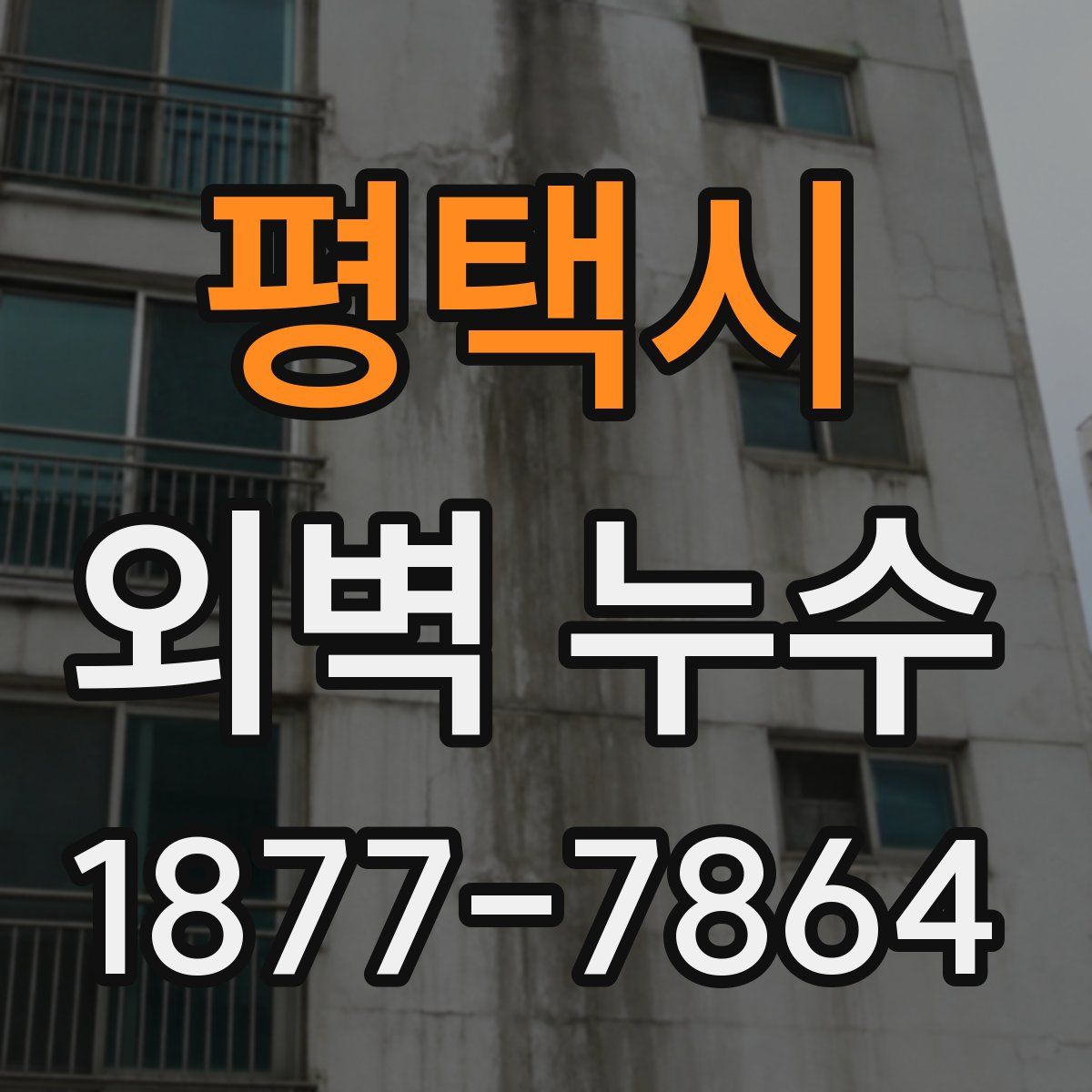 평택시 외벽 누수