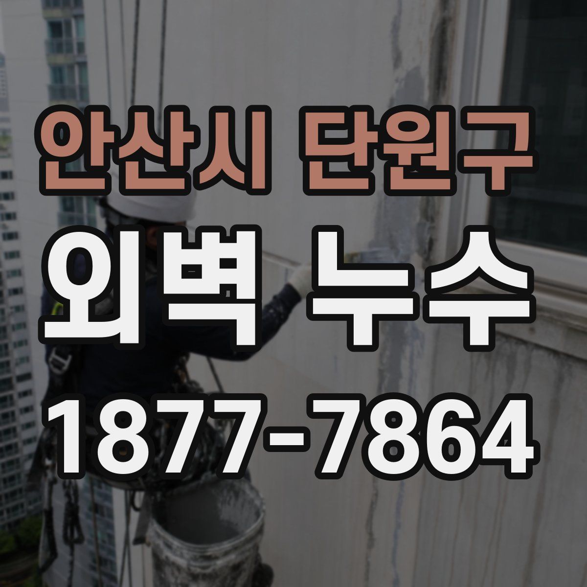 안산시 단원구 외벽 누수