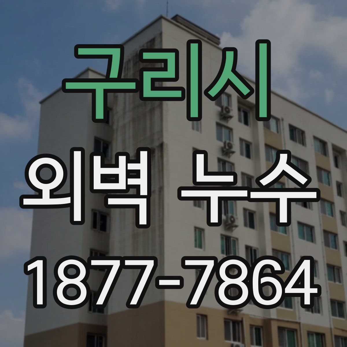 구리시 외벽 누수