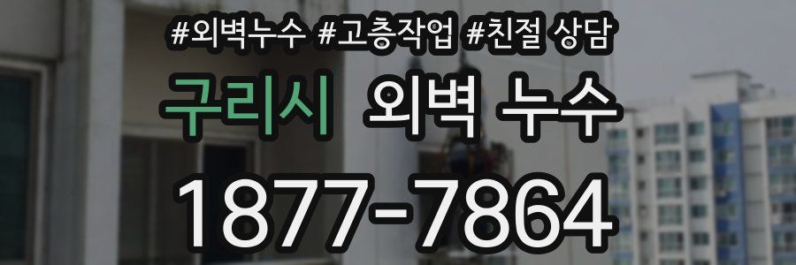 구리시 외벽 누수