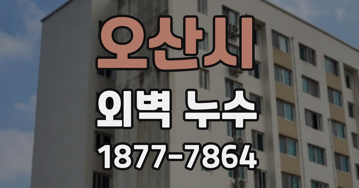 오산시 외벽 누수