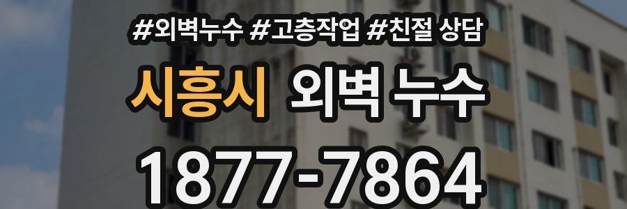 시흥시 외벽 누수